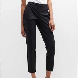 THEORY  Thaniel Approach Crop Pants dark navy Sz 8 Pull On Classic Career